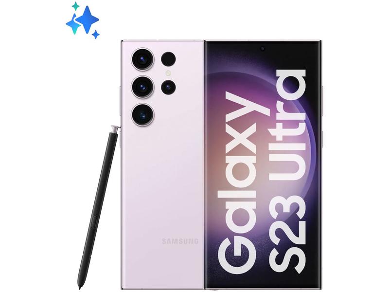 Smartphone Samsung Galaxy S23 Ultra 512GB Violeta 5G 12GB RAM 6,8